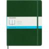 Notes MOLESKINE XL (19x25cm) w kropki, miękka oprawa, myrtle green, 192 strony, zielony
