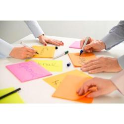 Karteczki samoprzylepne Post-it Super Sticky XXL, BOOST, w linię, 101x152mm, 3x45 kart.