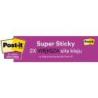 Karteczki samoprzylepne Post-it Super Sticky XXL, BOOST, w linię, 101x152mm, 3x45 kart.
