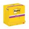 Karteczki samoprzylepne POST-IT Super Sticky (655-12SSCY-EU), 127x76mm, 12x90 kart., żółte