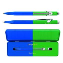 Długopis CARAN D'ACHE 849 Paul Smith Edycja 4, M, w pudełku, Cobalt/Emerald