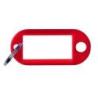 Zawieszki na klucze OFFICE PRODUCTS, 50x20mm, 10szt., czerwone