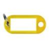 Zawieszki na klucze OFFICE PRODUCTS, 50x20mm, 10szt., żółte