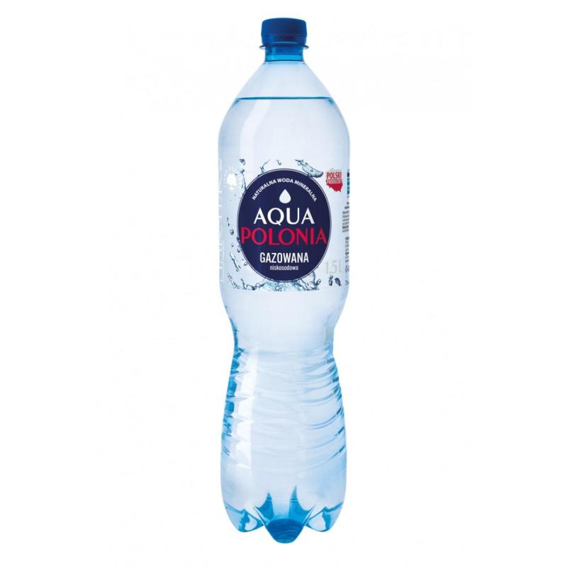 PAKIET Woda mineralna Aqua Polonia, gazowana, 1,5l - 1