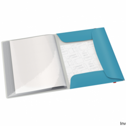 Album ofertowy Leitz Cosy, A4, niebieski, poszerzony, PP