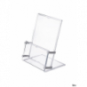 Stojak na ulotki Panta Plast A4, transparentny, kieszeń 2 cm, 1 sztuka