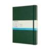 Notes MOLESKINE Classic XL (19x25cm) w kropki, twarda oprawa, myrtle green, 192 strony, zielony