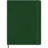 Notes MOLESKINE Classic XL (19x25cm) w kropki, twarda oprawa, myrtle green, 192 strony, zielony