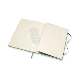 Notes MOLESKINE Classic XL (19x25cm) w kropki, twarda oprawa, myrtle green, 192 strony, zielony
