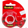 Taśma biurowa Scotch 3M Crystal Clear, transparentna, 19 mm, 7,5 m