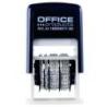 Datownik samotuszujący OFFICE PRODUCTS, z tuszem, CYFROWY, DD-MM-RRRR, czarny