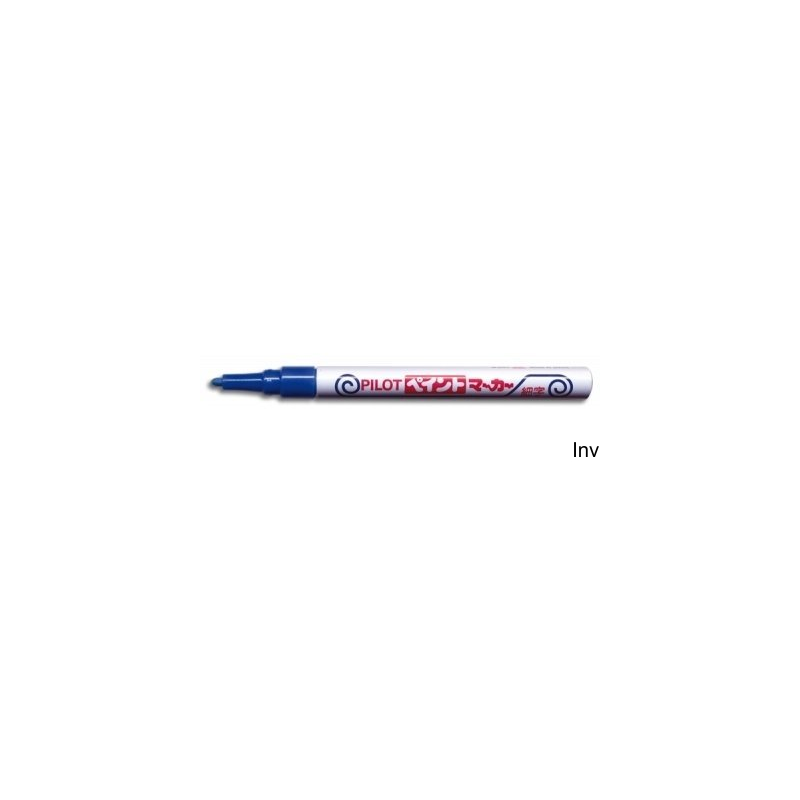 Marker olejowy Pilot M-20PF niebieski F, grubość pisania 1,0 mm, wodoodporny, aluminiowa obudowa