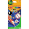 Kredki ołówkowe BIC Kids Evolution ECOlutions, 12 sztuk, żywe kolory, nietoksyczne, odporne na złamania