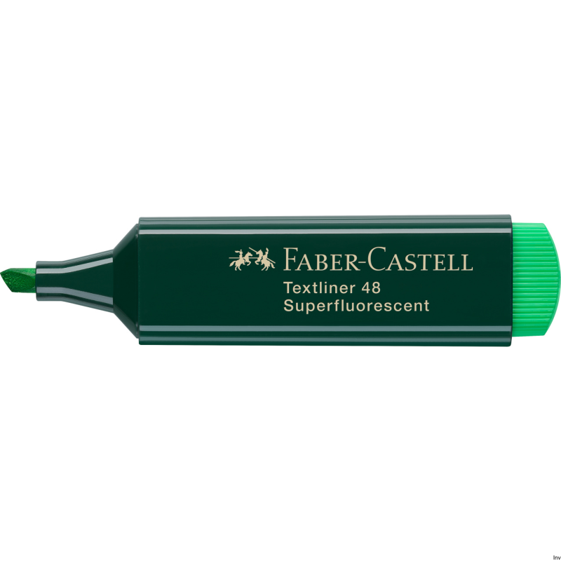 Zakreślacz TEXTLINER 48 zielony Faber-Castell 154863, 5-2-1 mm, na bazie wody, możliwość napełniania
