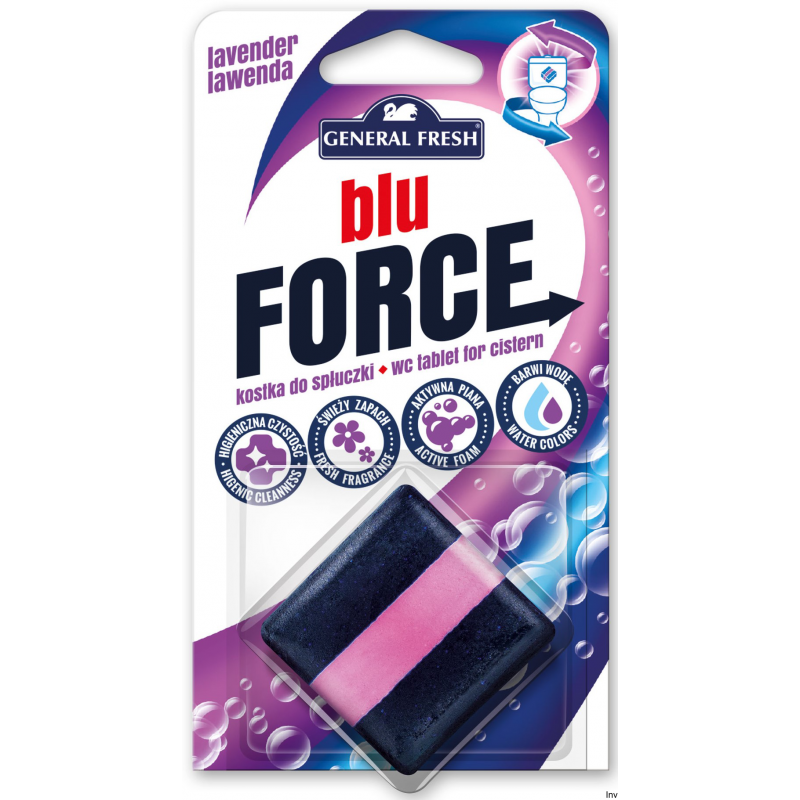 Kostka do WC General Fresh BLU FORCE 50g lawenda do spłuczki