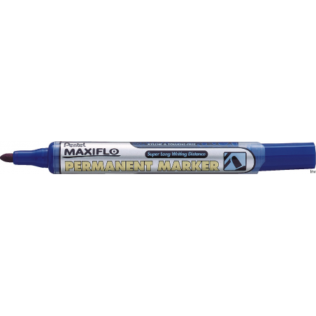 Marker permanentny niebieski MAXIFLO NLF50 z tłoczkiem 4,5 mm PENTEL