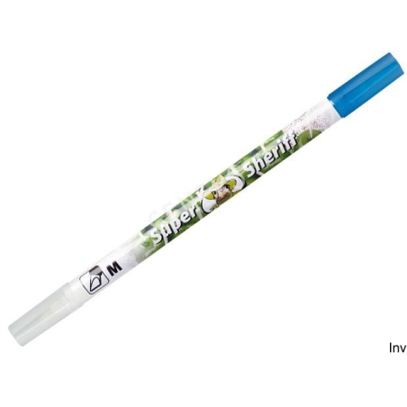 Korektor do pióra Pelikan Super Sheriff M 987032, niebieski atrament, końcówka ścięta, 1 sztuka