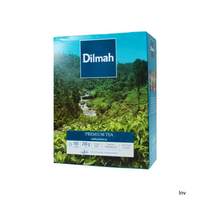 Herbata Dilmah Premium Tea czarna 100 torebek x 2g 100% czysta cejlońska