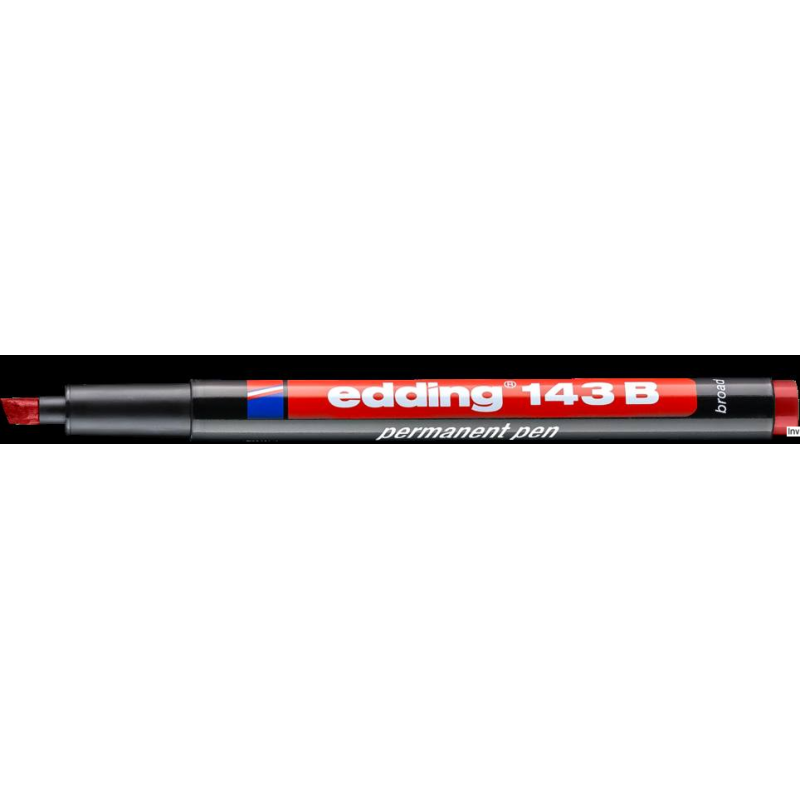 Edding Foliopis 1-3 mm czerwony marker OHP ze ściętą końcówką do folii prezentacyjnych