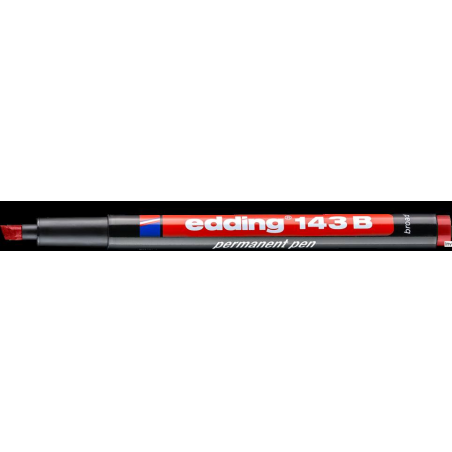 Edding Foliopis 1-3 mm czerwony marker OHP ze ściętą końcówką do folii prezentacyjnych