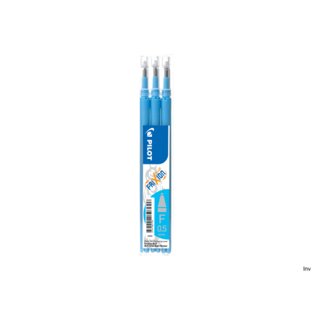Wkład Pilot FRIXION BALL/CLICKER 0.5 mm lazurowy jasnoniebieski opakowanie 3 sztuki