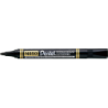 Marker permanentny czarny okrągła końcówka PENTEL 780 m do metalu, szkła, plastiku, drewna