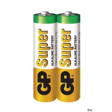 Baterie alkaliczna GP SUPER LR6/AA (2szt) 1,5V GP15AEBC-2S2 - 1