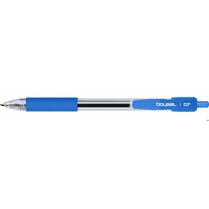 Długopis żelowy Rystor BOY-GEL BG-001/C niebieski, 0,3 mm, opakowanie 10 sztuk