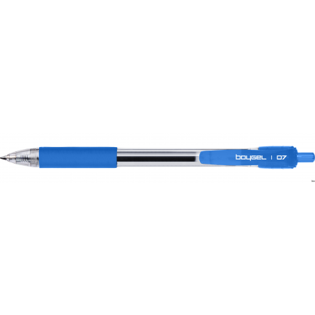 Długopis żelowy Rystor BOY-GEL BG-001/C niebieski, 0,3 mm, opakowanie 10 sztuk