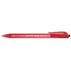 Długopis automatyczny Paper Mate InkJoy 100RT M czerwony 1 mm, ergonomiczna obudowa, tusz niebieski