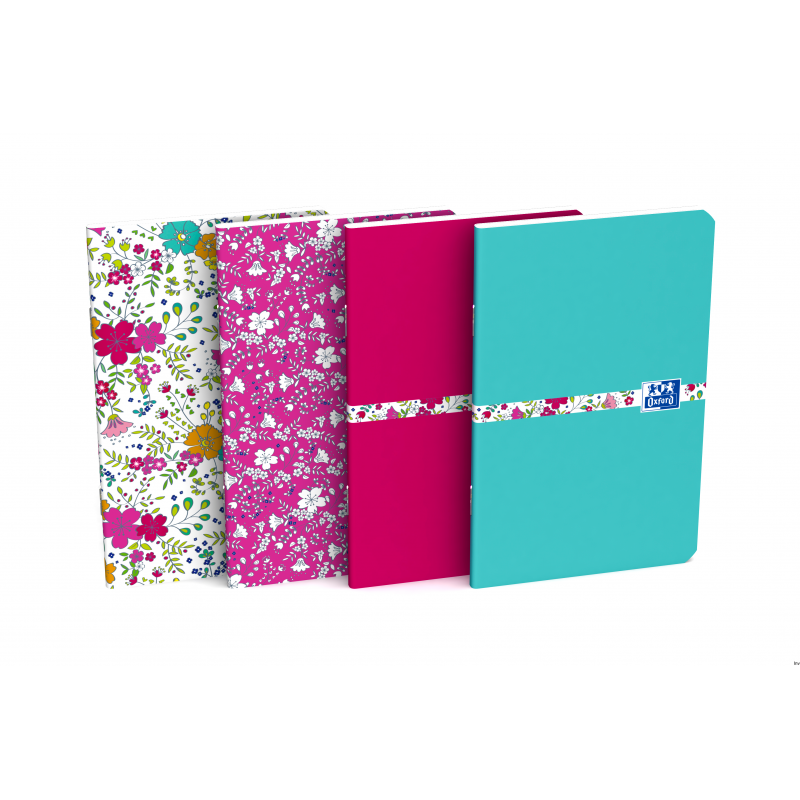 Zeszyt 90x140 30k, linia, OXFORD, FLORAL 400111055