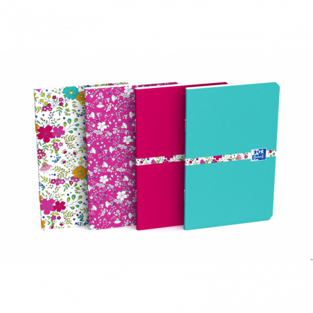 Zeszyt 90x140 30k, linia, OXFORD, FLORAL 400111055