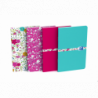 Zeszyt 90x140 30k, linia, OXFORD, FLORAL 400111055