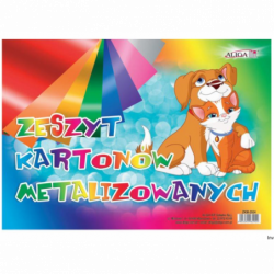 Zeszyt papierów metalicznych B4 Aliga ZKM-2924