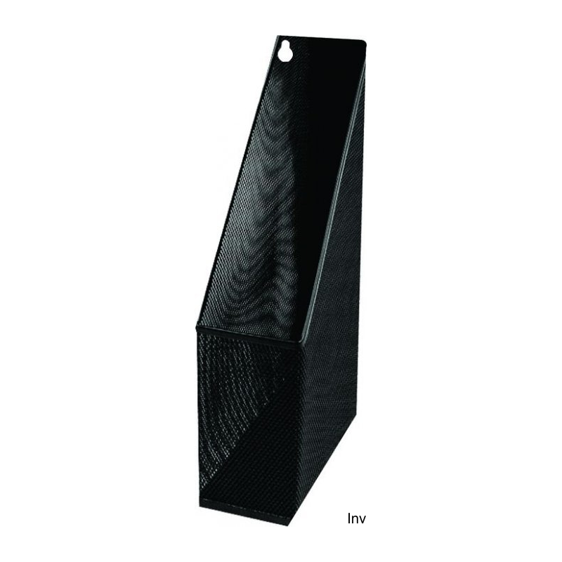 Pojemnik na czasopisma Dotts siatka czarny 73x250x316 mm