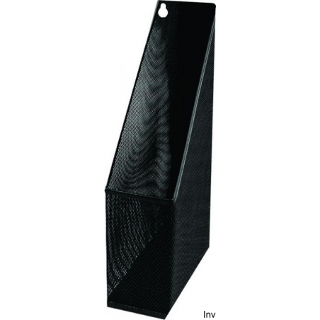 Pojemnik na czasopisma Dotts siatka czarny 73x250x316 mm