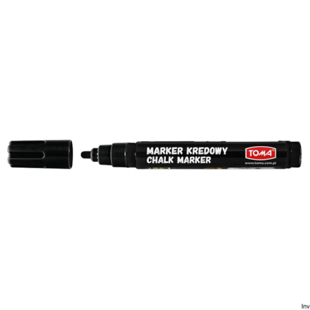 Marker kredowy czarny 1,5mm 6g TO-293 Toma