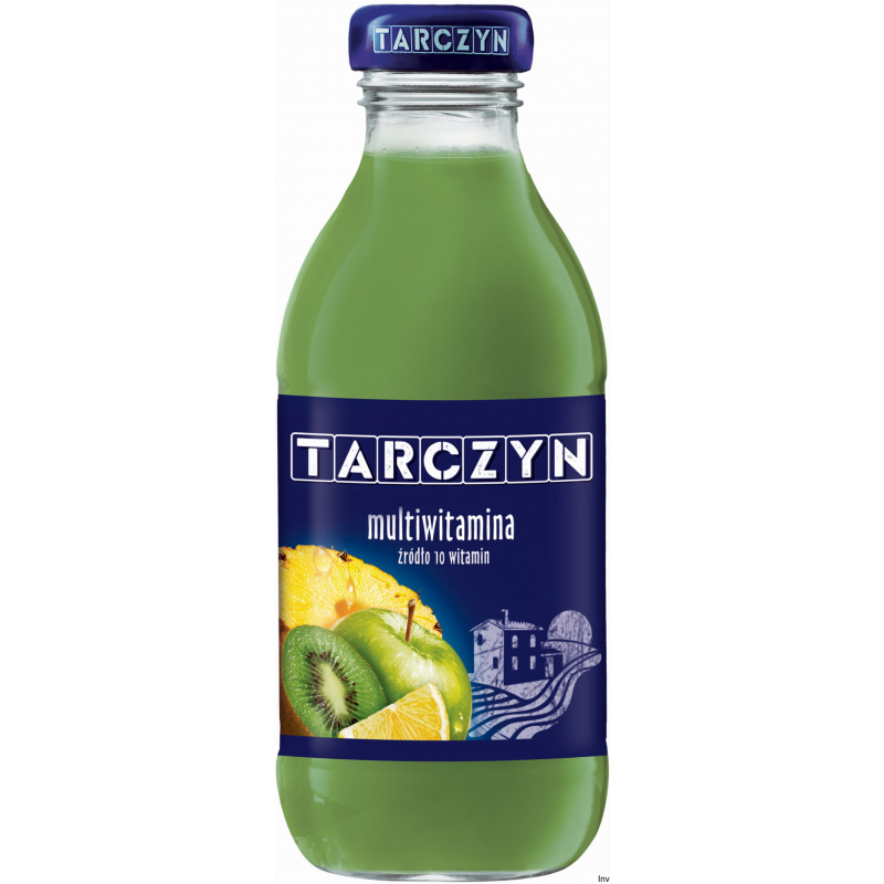 TARCZYN napój MULTIWITAMINA owoce zielone 300ml butelka szkło - 1