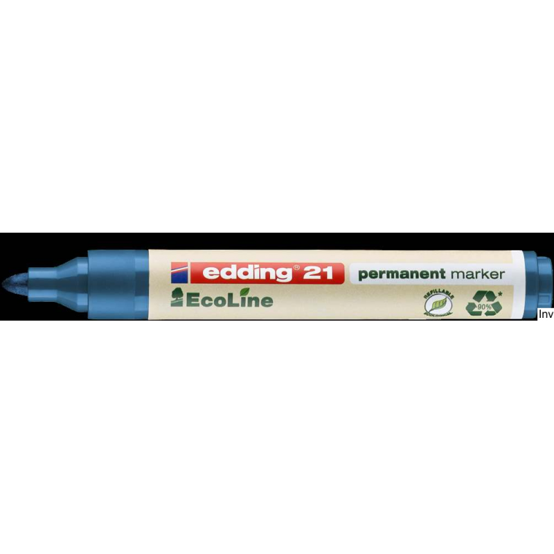 Edding marker permanentny ekologiczny niebieski okrągła końcówka 1,5-3 mm