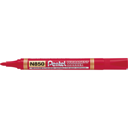 Marker permanentny czerwony okrągła końcówka 780 m PENTEL