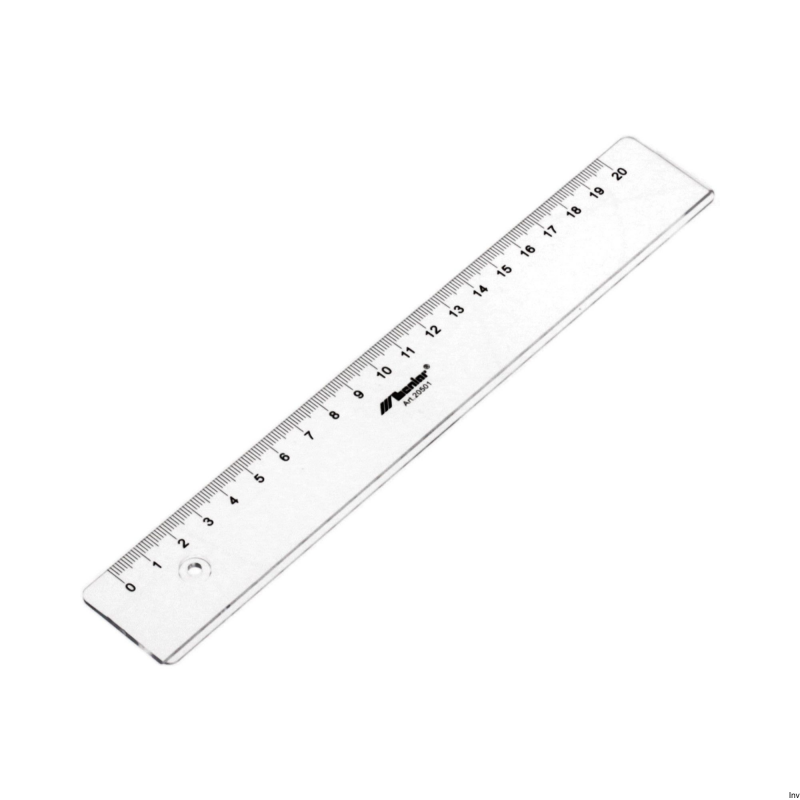 Linijka przezroczysta 20 cm Leniar 20501