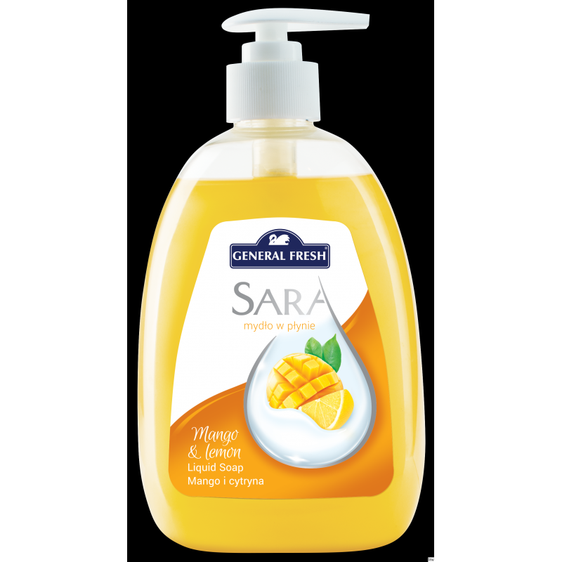 Mydło w płynie SARA 500ml MANGO i cytryna GENERAL FRESH - 1