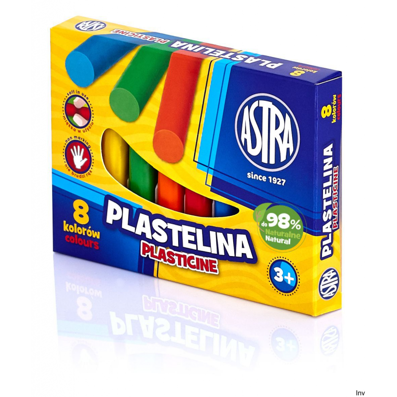 Plastelina Astra 8 kolorów do modelowania dla dzieci