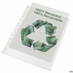 Koszulka groszkowa Recycled Premium PP 100 mic. A4 MAXI, 50 sztuk, Esselte