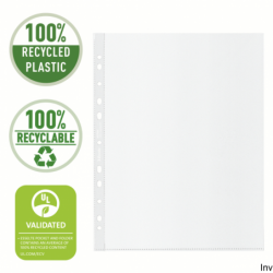 Koszulka groszkowa Recycled Premium PP 100 mic. A4 MAXI, 50 sztuk, Esselte