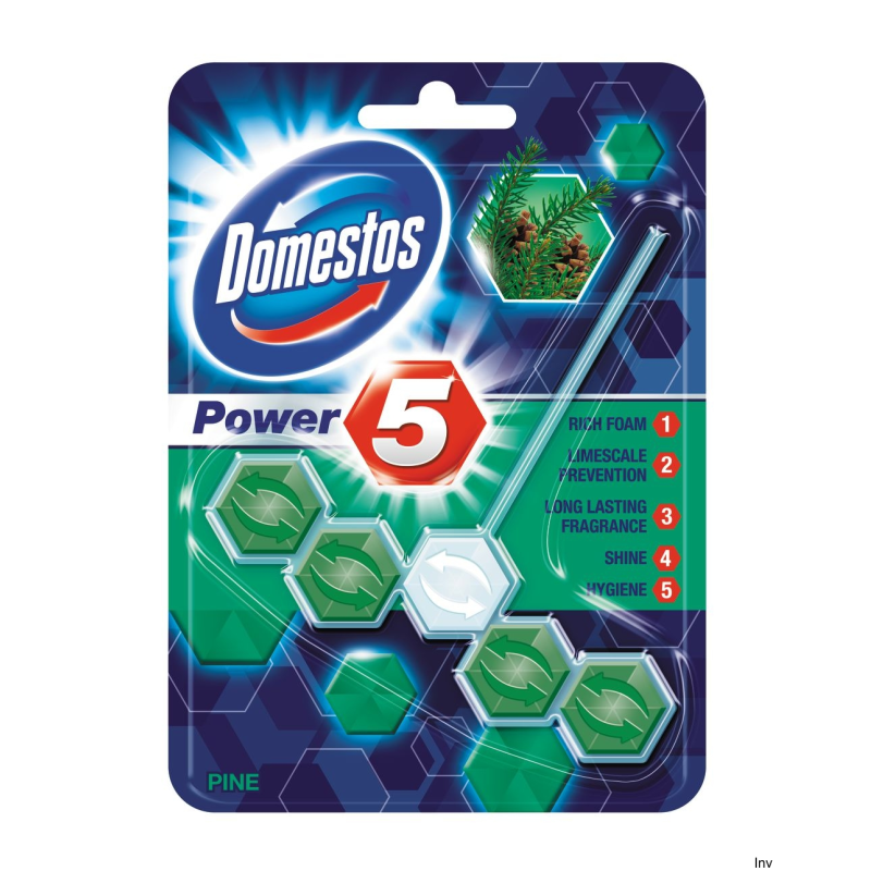 Domestos Kostka Toaletowa Power 5 Pine 88399
