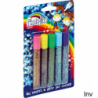 Klej brokatowy konfetti Fiorello GR-KK13 B5, 5 kolorów x 13 ml