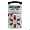 Baterie do aparatów słuchowych Rayovac Extra Advanced 312 (6 sztuk)