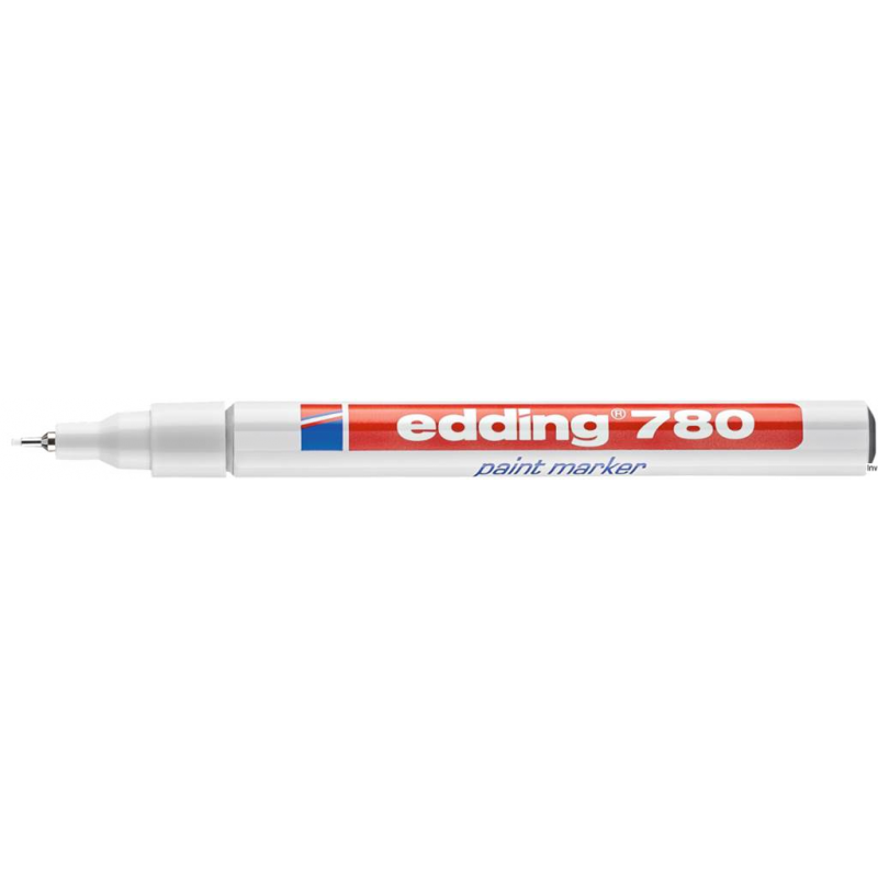 Edding Marker olejowy 780 0.8 biały z końcówką okrągłą