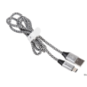 Kabel USB 2.0 Type-C A Male 1m czarny-szary Tracer